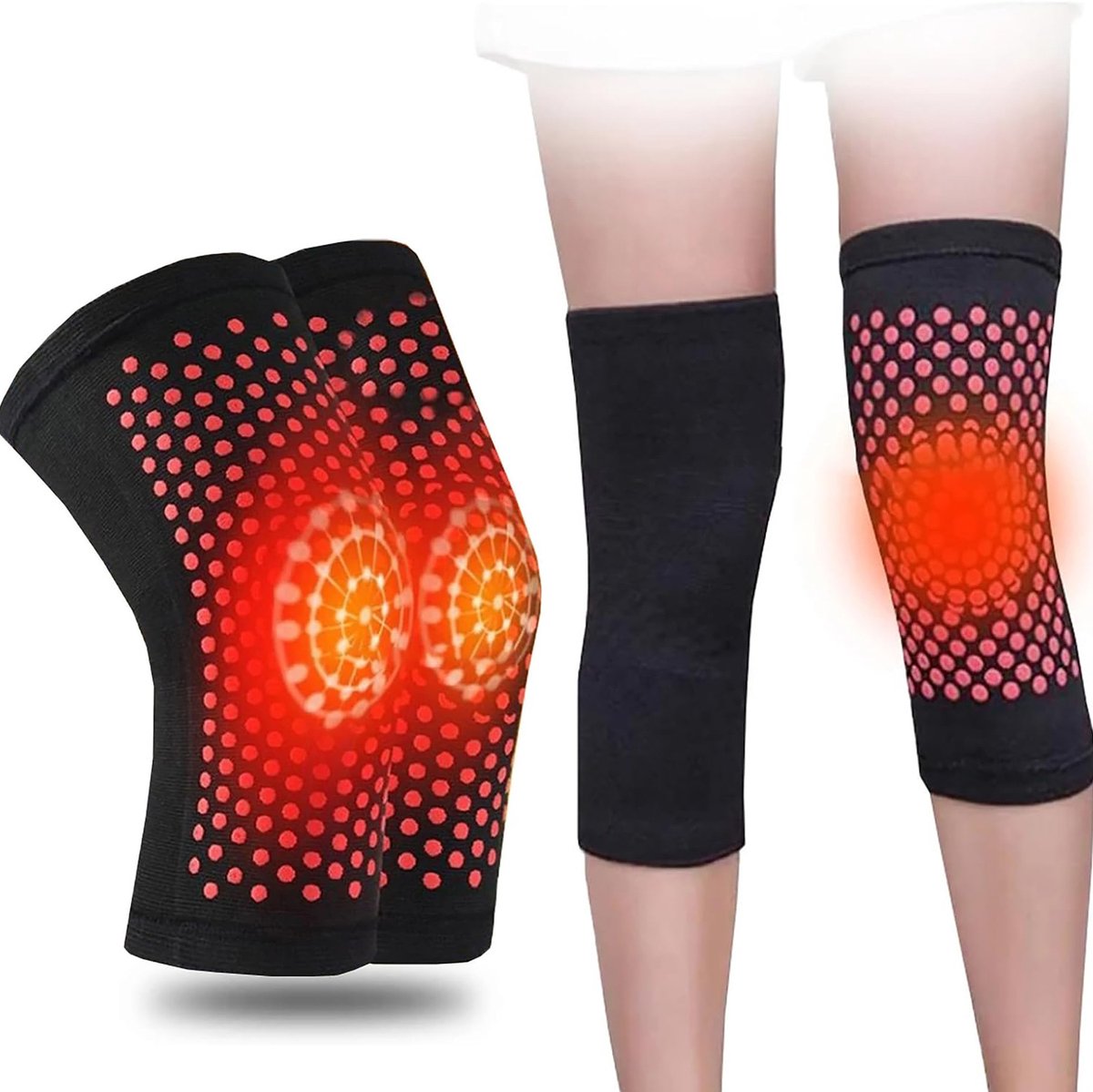 Zelfverwarmende Kniebraces Voor De Winter - Verwarmbare Kniebandage - Zelfverwarmende Kniebandage Bij Artrose