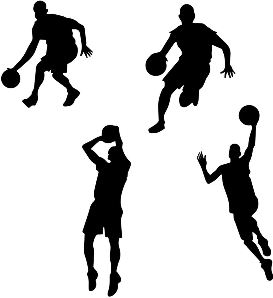 Basketbal Wall Art Decal Sport Stijl Muurstickers Verwijderbare DIY Vinyl Sport Bal Muurschildering Behang voor - ShopVlot