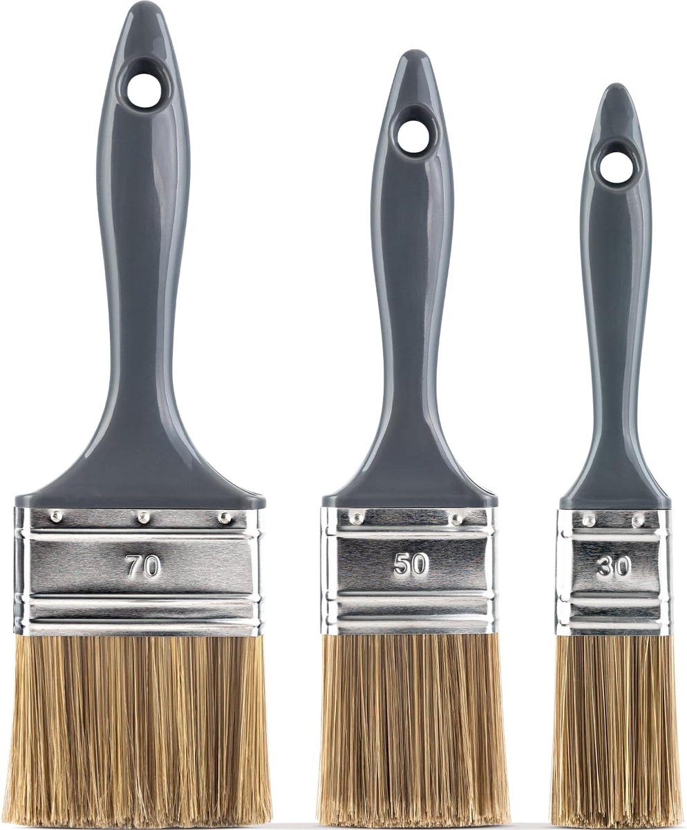 82650315, glaze brush set 30/50/70 mm grey - ShopVlot