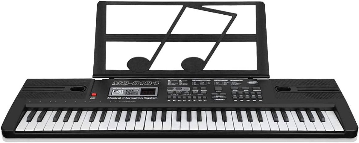 Keyboard Piano 61 toetsen - Digitale piano voor beginners - Inclusief microfoon en USB-oplaadfunctie - ShopVlot