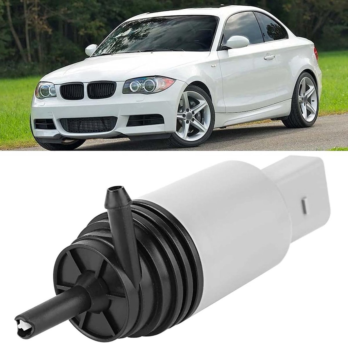 Ruitensproeierpomp voor E92 E91 E90 E88 E87 E82 E81 E66 E65 E64 E63 E61 E60, Gemaakt van Premium Materiaal, Eenvoudig Te Installeren