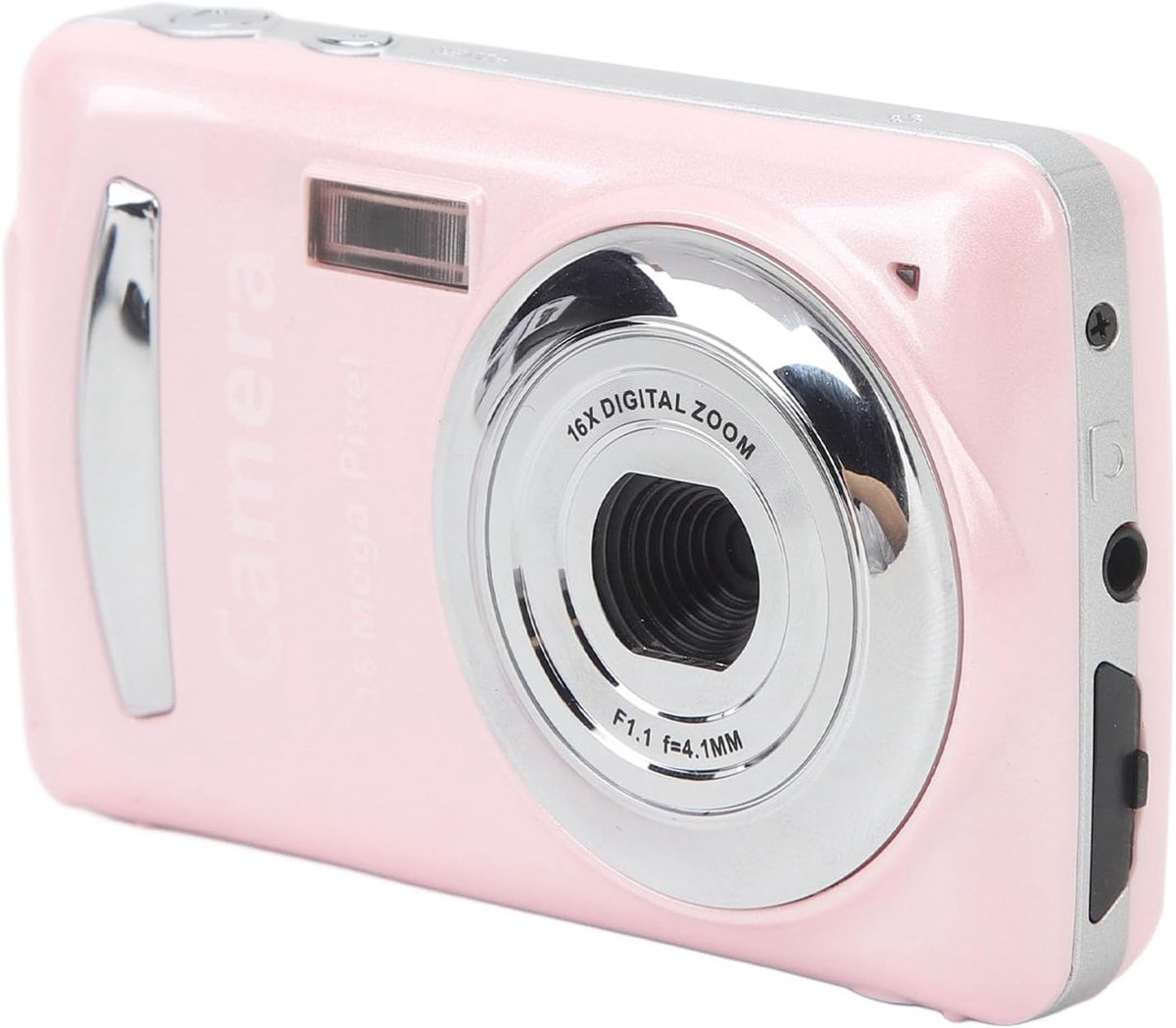 1080P Digitale Camera, 16 MP Vlogcamera met 2,4 Inch HD-scherm, 16x Digitale Zoom, Meerassige Anti-shake, Autofocus, Digitale Camera Richten en Schieten voor Fotografie Video