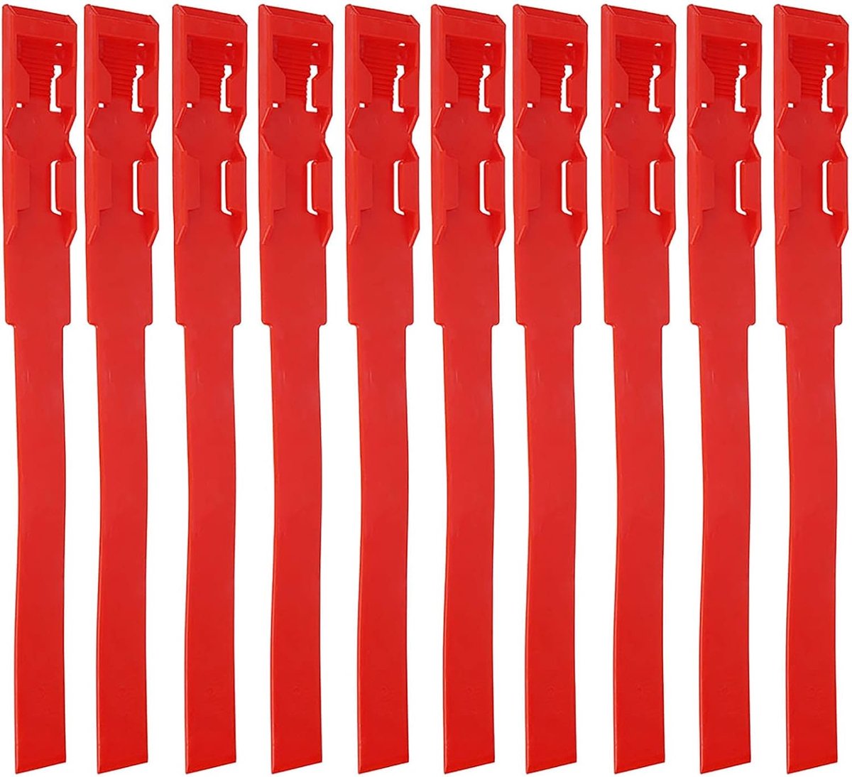 Identificatiebanden voor vee, 10 stuks, koeienvoetband, vee-markeringsbanden, veebeenbanden voor boerderij, beheer van vee, schapen, koe (BeufeeP2YngSOR-11)