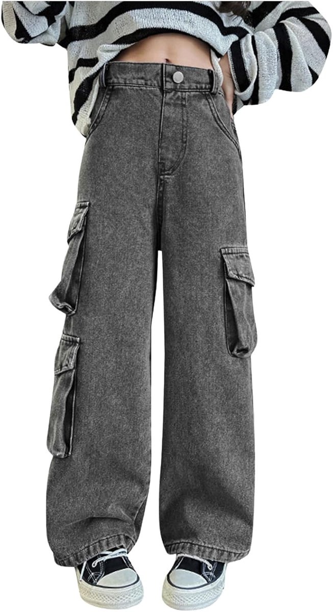 Harembroek voor meisjes, katoen, linnen, zomer, breed, casual, bohemien, chic, hoge taille, comfortabel, ademend, schattig, kinderen, mode A7