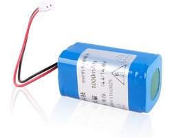 14,8V 1000mAh-Accu Compatibel met Ecovacs Winbot W1 Pro W880 W850 W1 W980 W835 W836 W2 W920 880, 201-1907-0302, 201-2005-0022, S04-L148-650, S15-LI-148-650