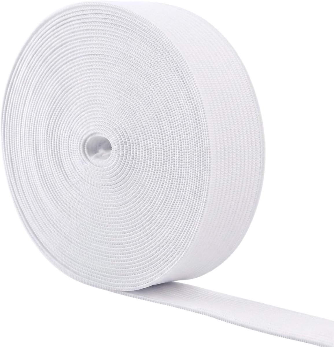 5 meter polyester elastisch snoer vlakke gevlochten elastiekband stretchdraad snoer gebreide elastische band spoel accessoires voor kleding DIY handwerk 3CM-1.2 Inch W