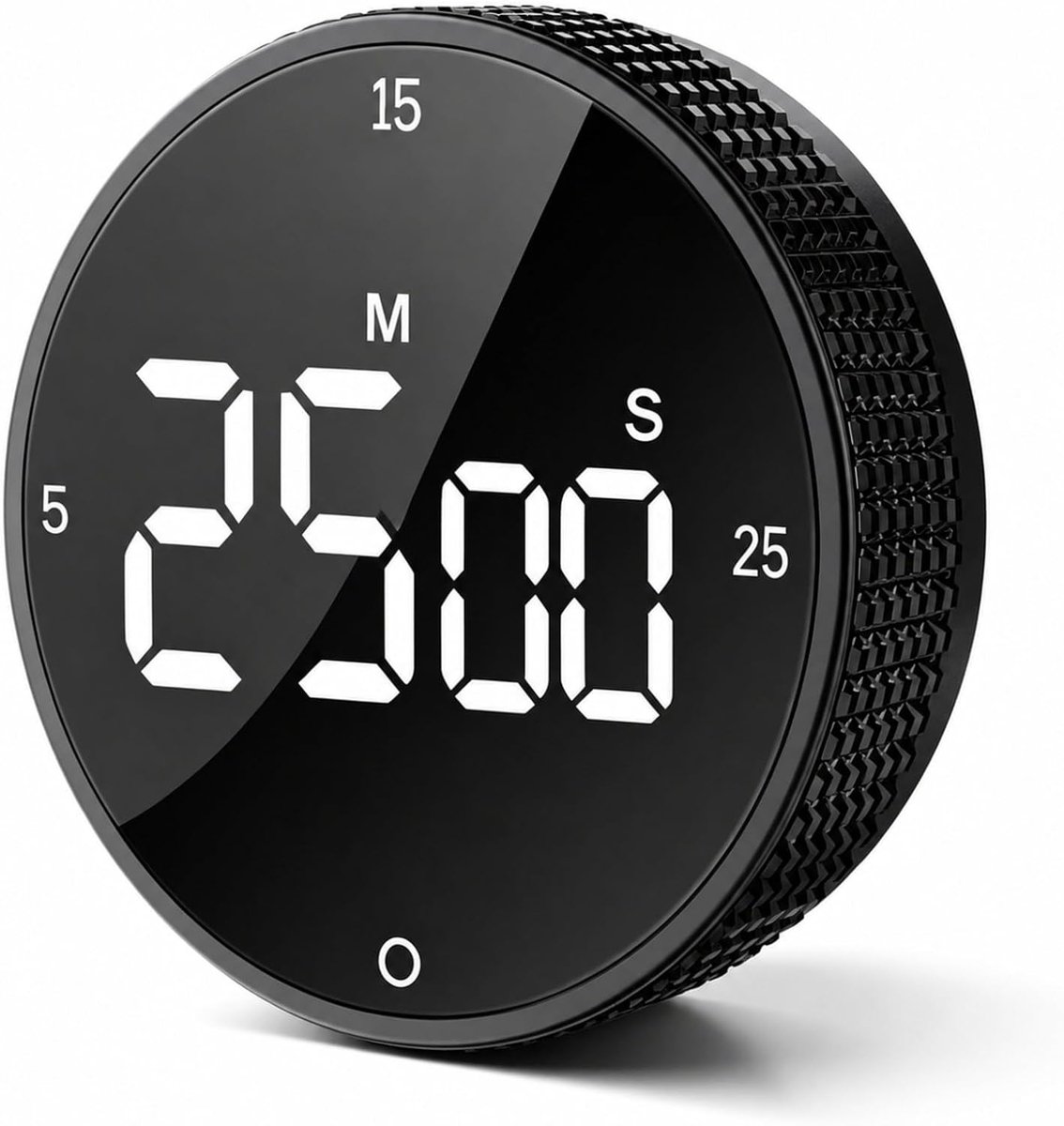 Keukentimer, magnetische eierklok, countdown, luid geluid, wekker, klok met led-display, korte tijd voor koken, bakken, fitness