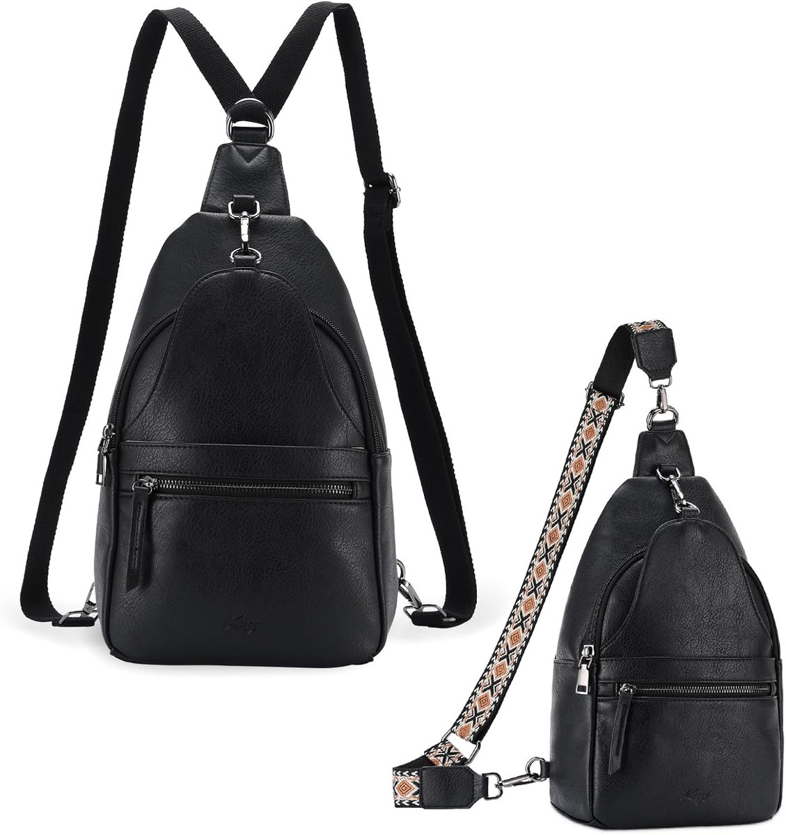 Slingbag voor vrouwen - vegan leer - anti-diefstal - perfect voor reizen - ShopVlot