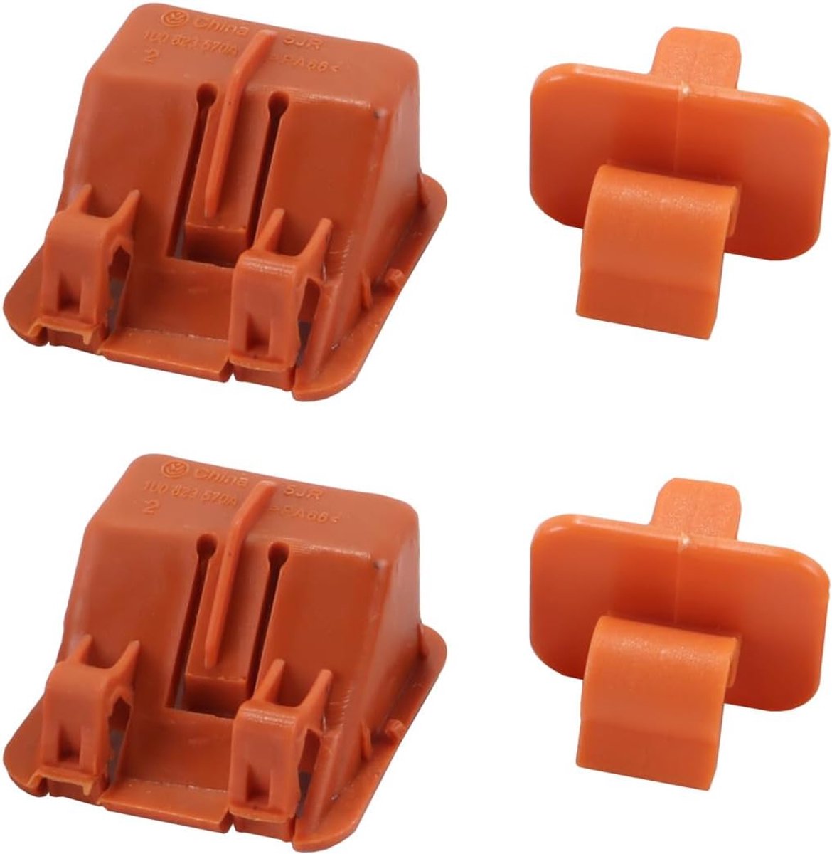 Bonnet Fastening Rods Clip Mount - 2 sets - PA66 nylon - Duurzaam en weerbestendig - ShopVlot