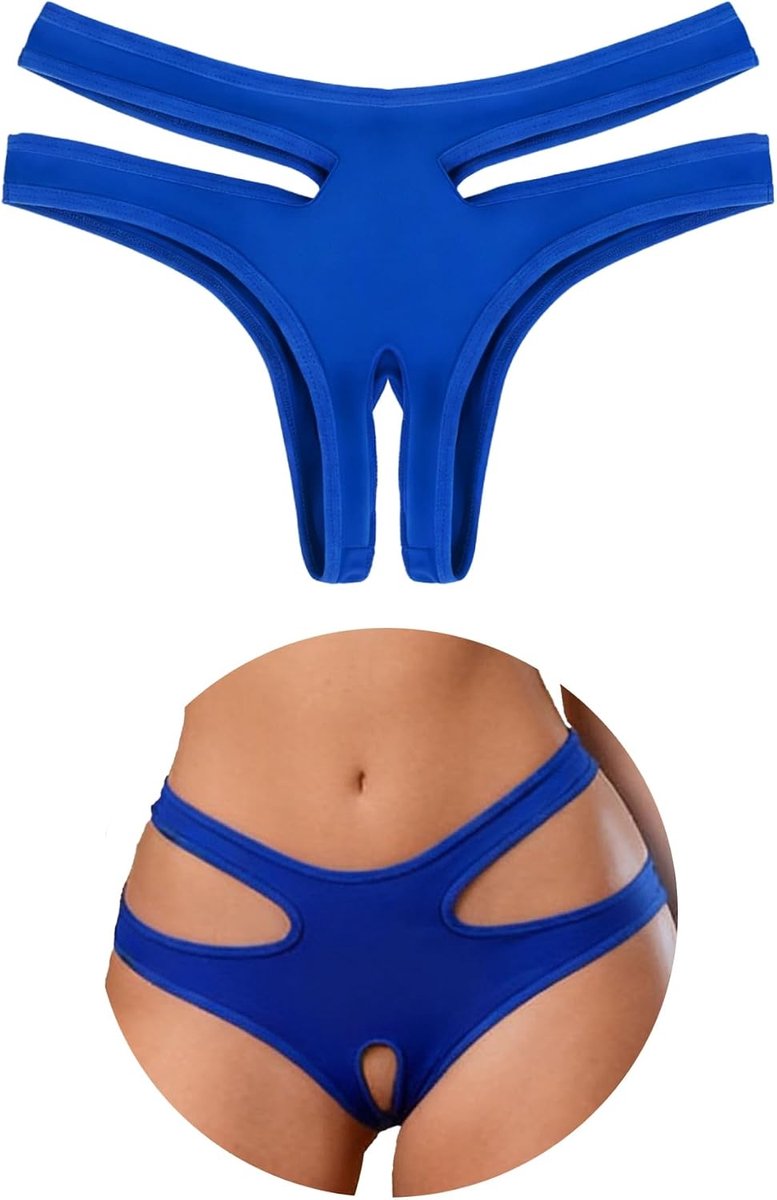 Slip Grote Maten Dames XXL - Blauw - Comfortabel - Ideaal voor dagelijks gebruik - ShopVlot