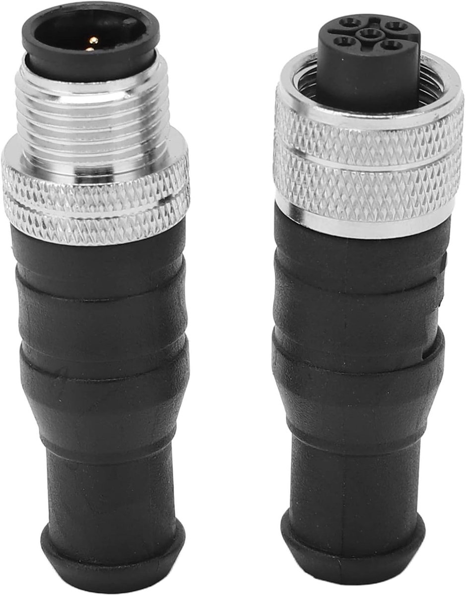NMEA 2000 terminator set - 5Pin M12 draad - IP67 waterdicht - ideaal voor Lowrance netwerken - ShopVlot