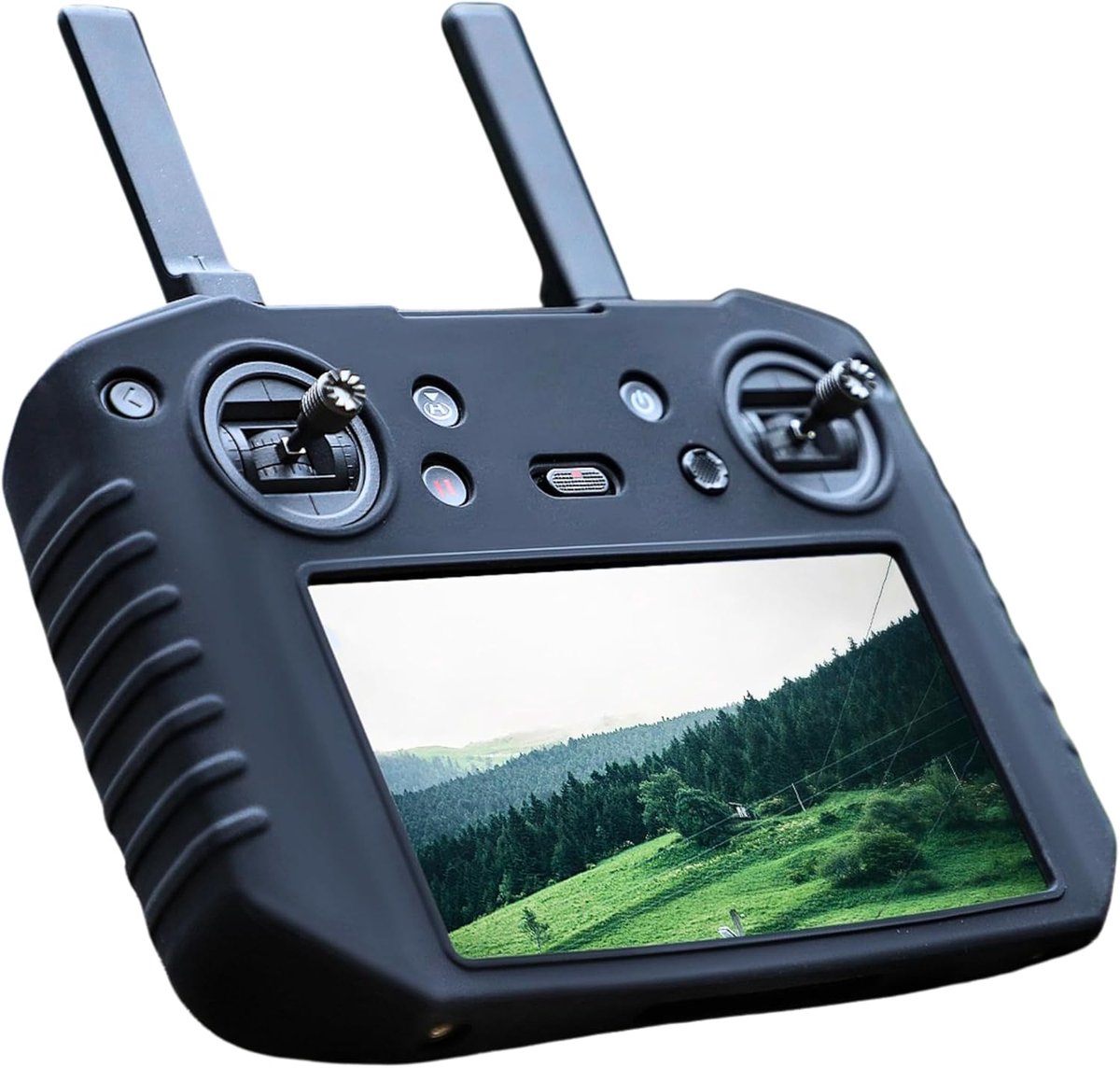 Drone afstandsbediening hoes - zwart - siliconen beschermcover - bescherming tegen krassen en stof - ShopVlot