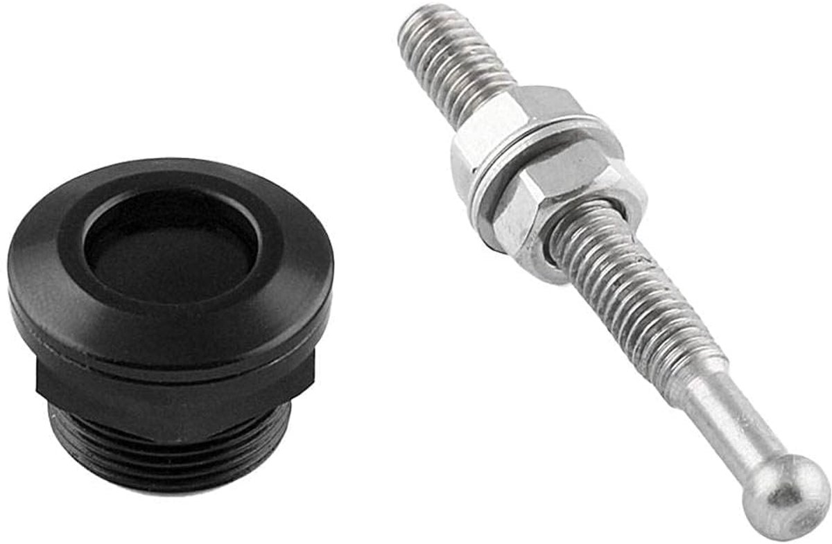 Zalati Quick Release Latch Auto Motorkap Slot 23 mm Roestvrijstalen Schroef Raceauto Knop Quick Release Motorkap Slot Diameter Pin Slot Clip Kit Zwart