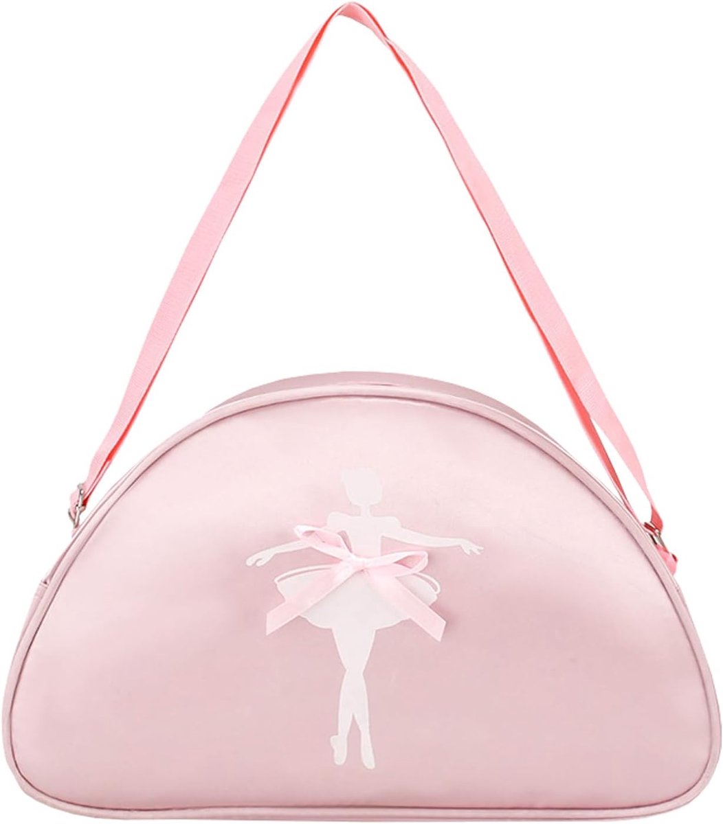 Balletrugzak voor meisjes, dans, sporttas met paillettenborduurwerk, schattig, geborduurd, rugzak, voor het opbergen van balletkleding, ballettas, danstas, roze