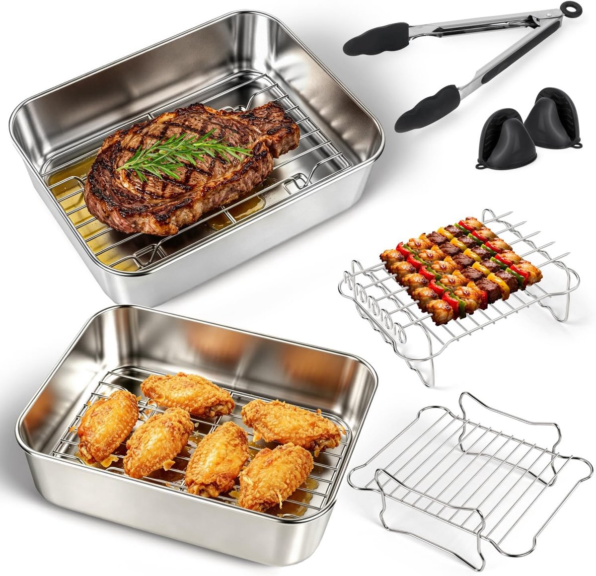 Accessoires Voor Airfryer, van 304 Roestvrij Staal