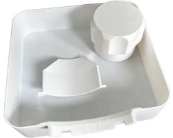 Lekbak wasmachine - Afvoerbak - Opvangbak - universele wasmachine lekbak - Lekbak voor Wasmachine en Vaatwasser - wateropvangbak voor kelder, woning, camper - wit