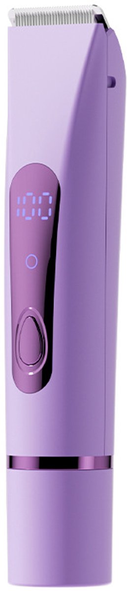 Scheerapparaat voor dames - 2-in-1 elektrische dual-head shaver met IPX7 waterdicht, intieme scheerapparaat voor dames, USB-opladen, lcd-display, bikini-trimmer, epilator voor gezicht, oksels