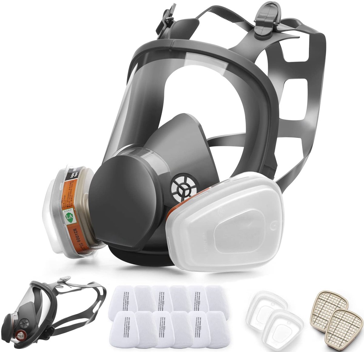 Gasmasker - Schilderen Lassen - Volledig Gelaat - Actief Koolfilter