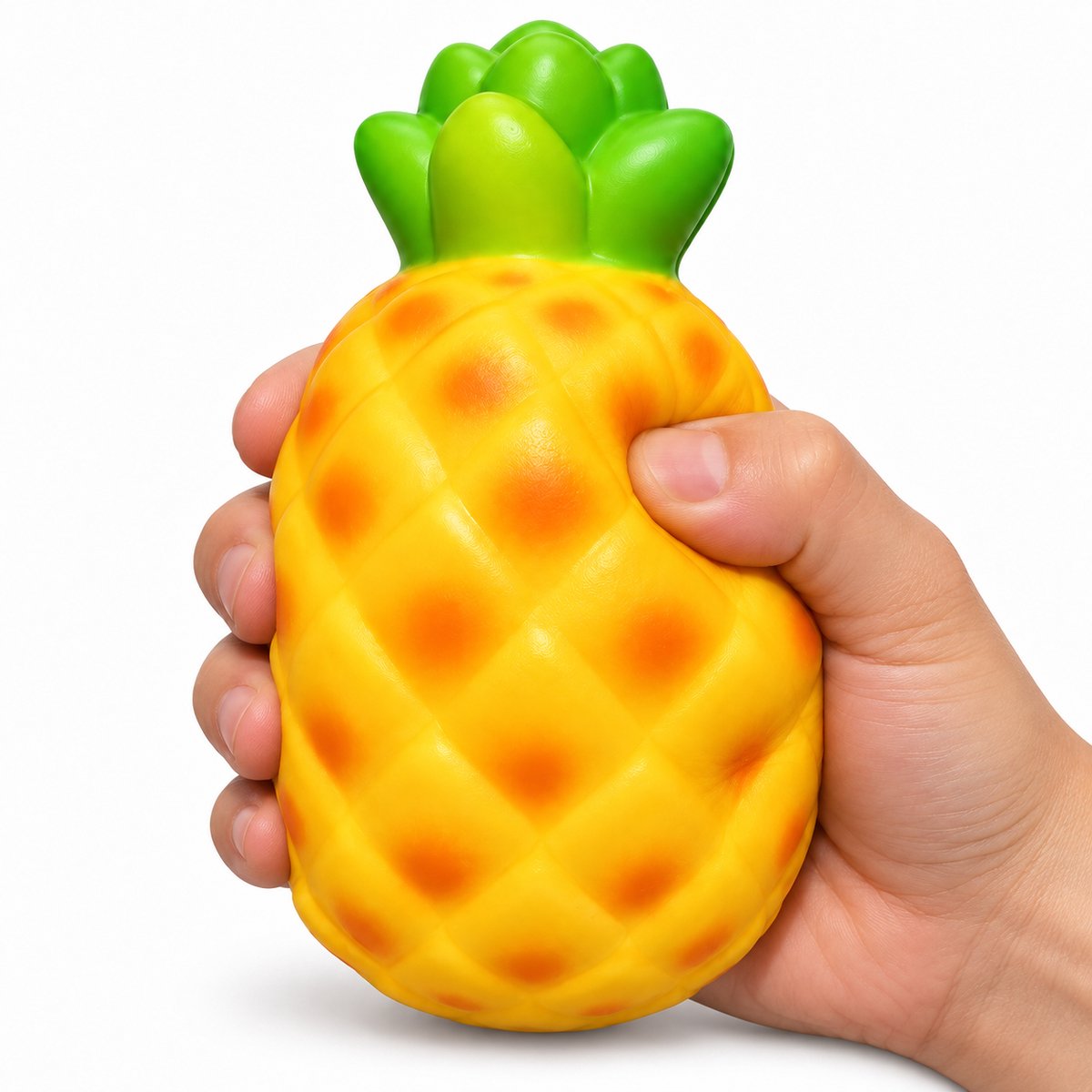 Trendy Ananas Stressbal Squishy | Knijp & Anti-Stress Speelgoed | Tik-Tok Fidget Squishies Toy | Pineapple