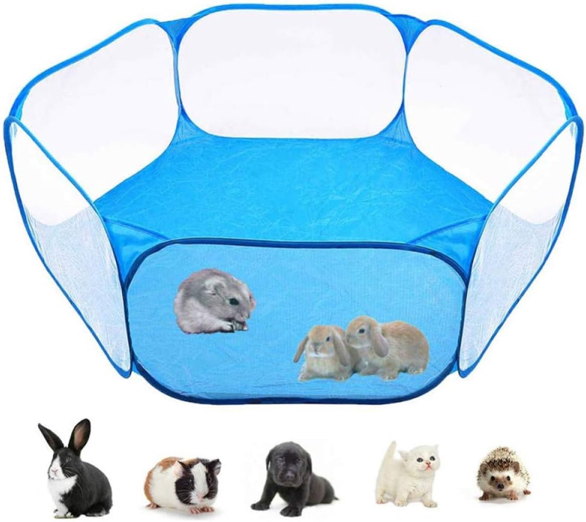 Fence Portable Indoor/Outdoor Small Animal Cage Game Field Fence