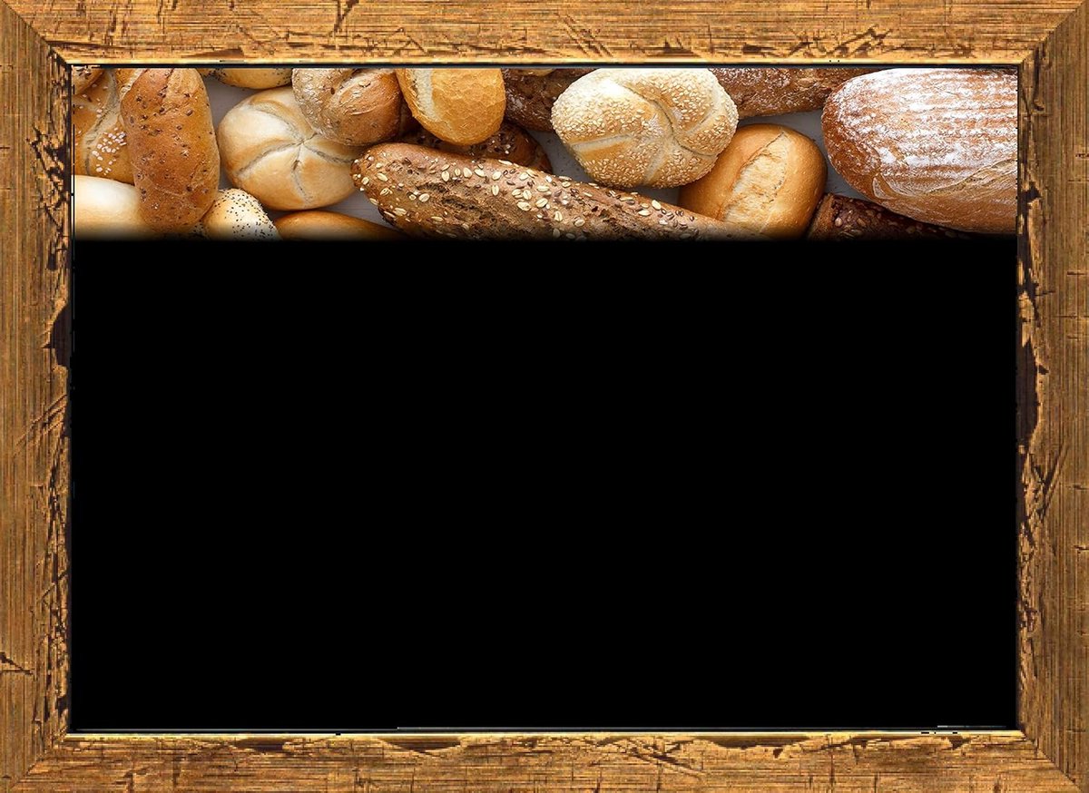 30 dubbelzijdige plastic tafelkaarten, voor bakkerijen, 8,3 x 11,3 cm.
