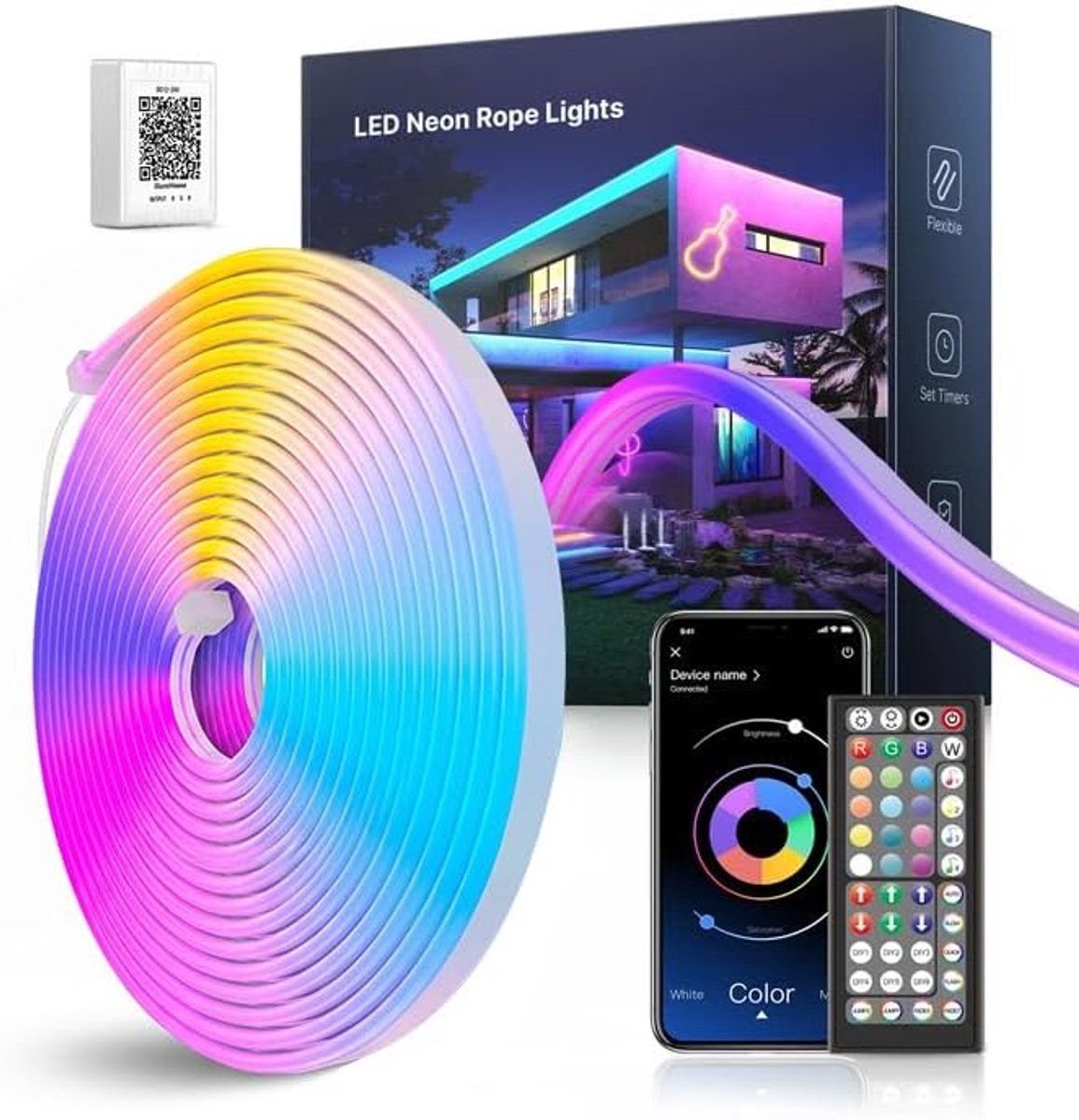 Neon ledstrip, 20 m
