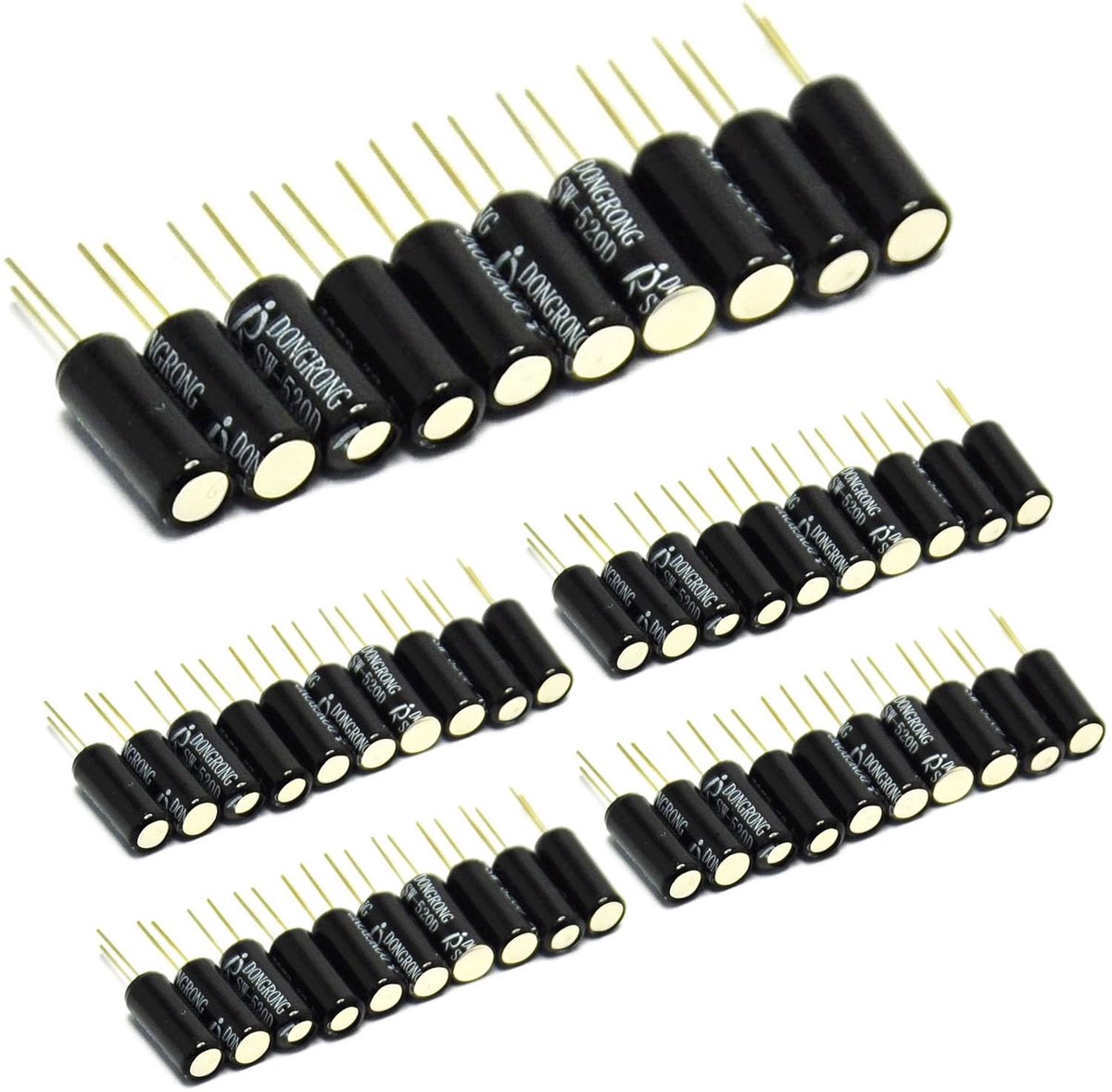 Inclinatie Sensor 50 Stuks - Vibration Sensor - Metaal Bal - Ideaal voor Arduino Projecten - ShopVlot