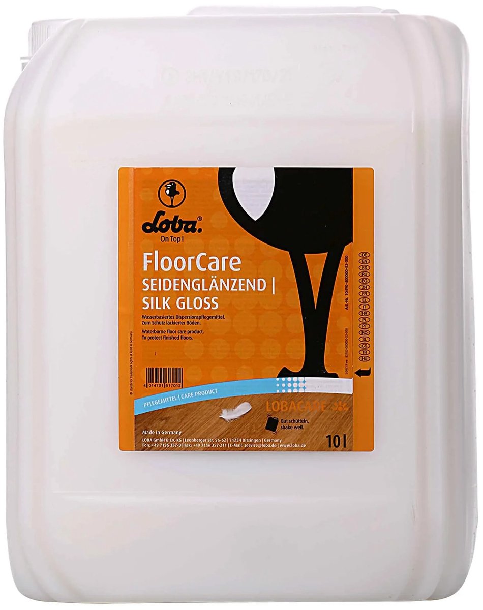 Vloerreiniger 10L Zijdeglans voor Parket Hout Laminaat