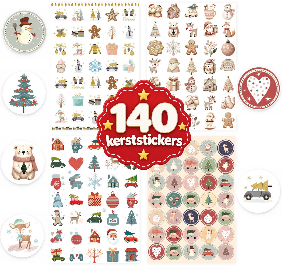 Stickers Kerst