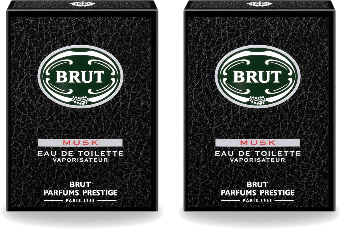 2 x Brut – Eau de Toilette – Musk – 100 ml - Voordeelverpakking - 2 stuks
