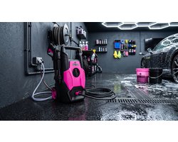 Hogedrukreiniger voor Motor en Fiets Set - Laura Homestore - Inclusief Sneeuwschuimlans, Waterdichte Opbergtas & Complete Reinigingsset - 1200W - 70 Bar - 5m Slang - Zwart