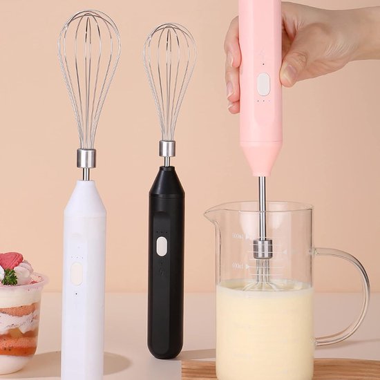 Elektrische Eierklopper - Draadloze Handmixer - Roestvrij staal - Voor eenvoudig thuis bakken - ServiceTopper — afbeelding 3
