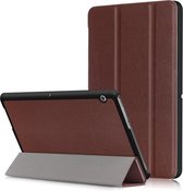 Flip Cover Hoesje voor Huawei MediaPad T3 10 Inch Tablet – Book Case Stand – Bruin