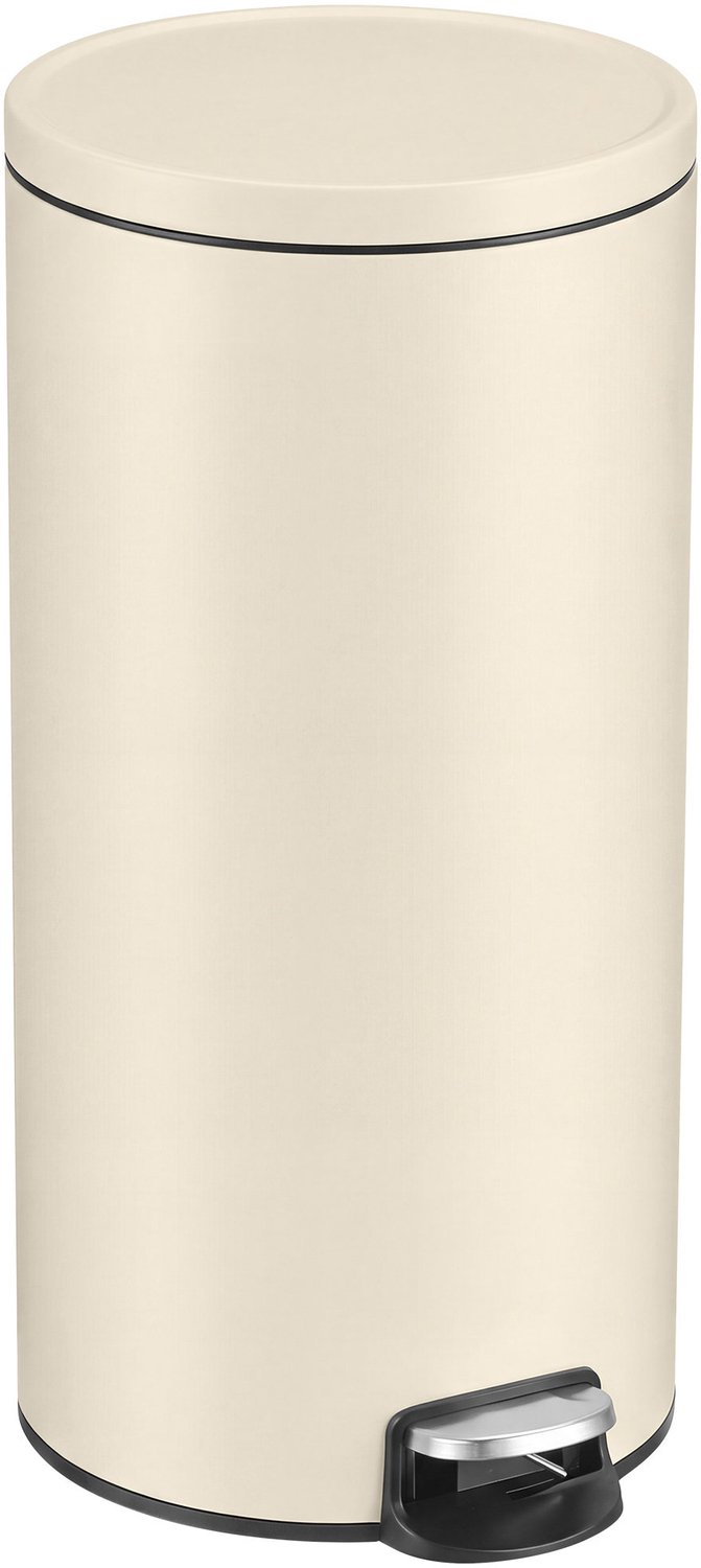 Pedaalemmer 30 liter met soft-close deksel - Inclusief binnenemmer en 15 vuilniszakken - Beige