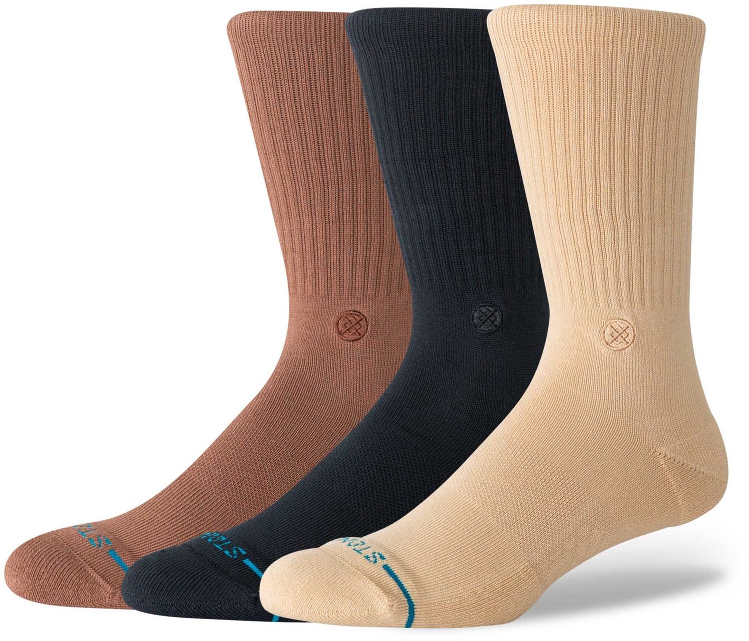 STANCE Sokken Icon Socken 43-47 Set van 3