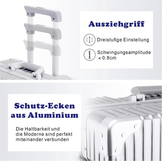 Koffer L (69 cm) - Robuste trolley, 60 liter, voor inchecken — afbeelding 4