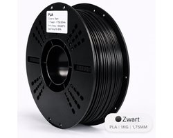 PLA+ Filament – Zwart – 1.75mm – 1KG – Koppelprint
