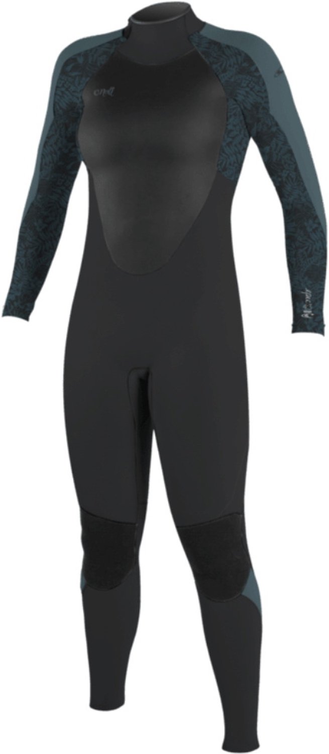 2026 O'Neill Dames Epic 4/3mm Rug Ritssluiting Wetsuit - Tempere