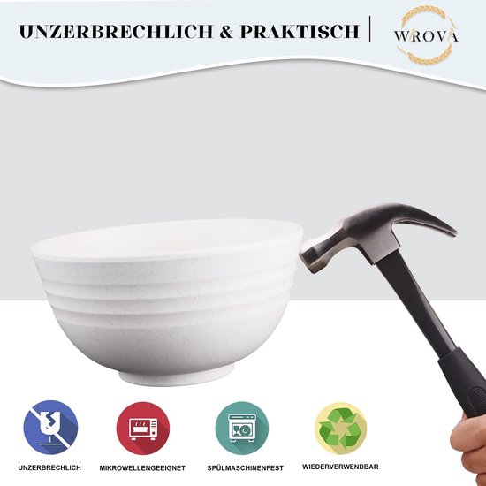 Kommenset van 8 stuks, 750 ml — afbeelding 3