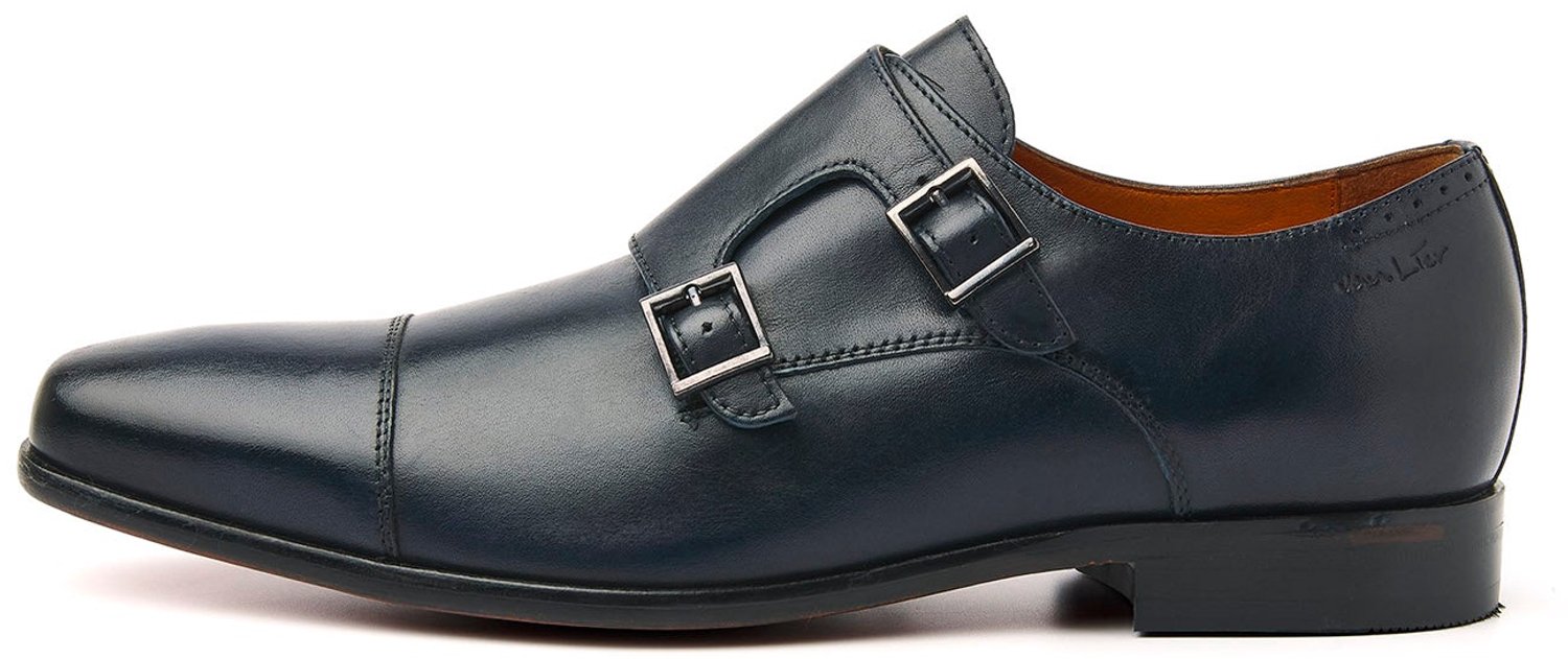 VANLIER - Heren Schoenen - Blauw - Maat 45