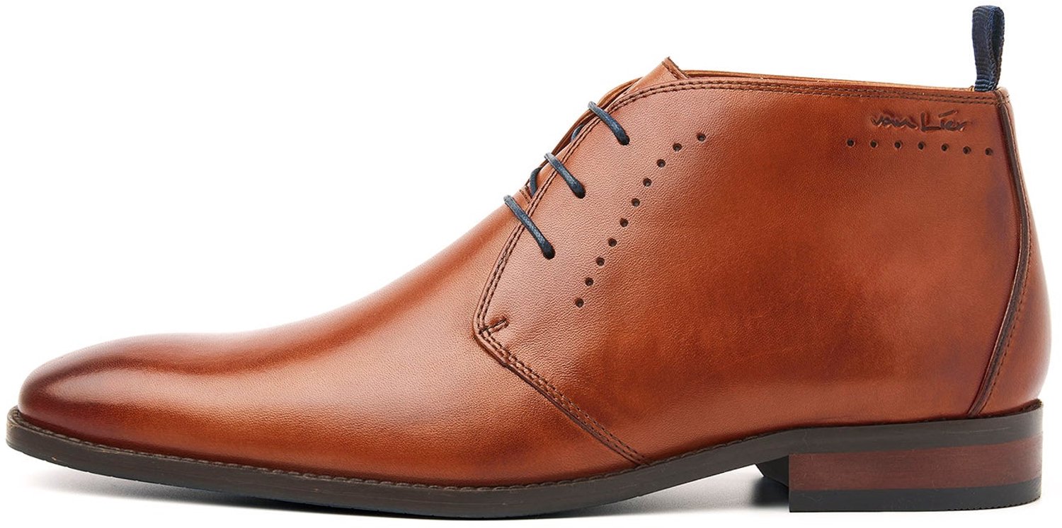 VANLIER - Heren Schoenen - Bruin - Maat 42