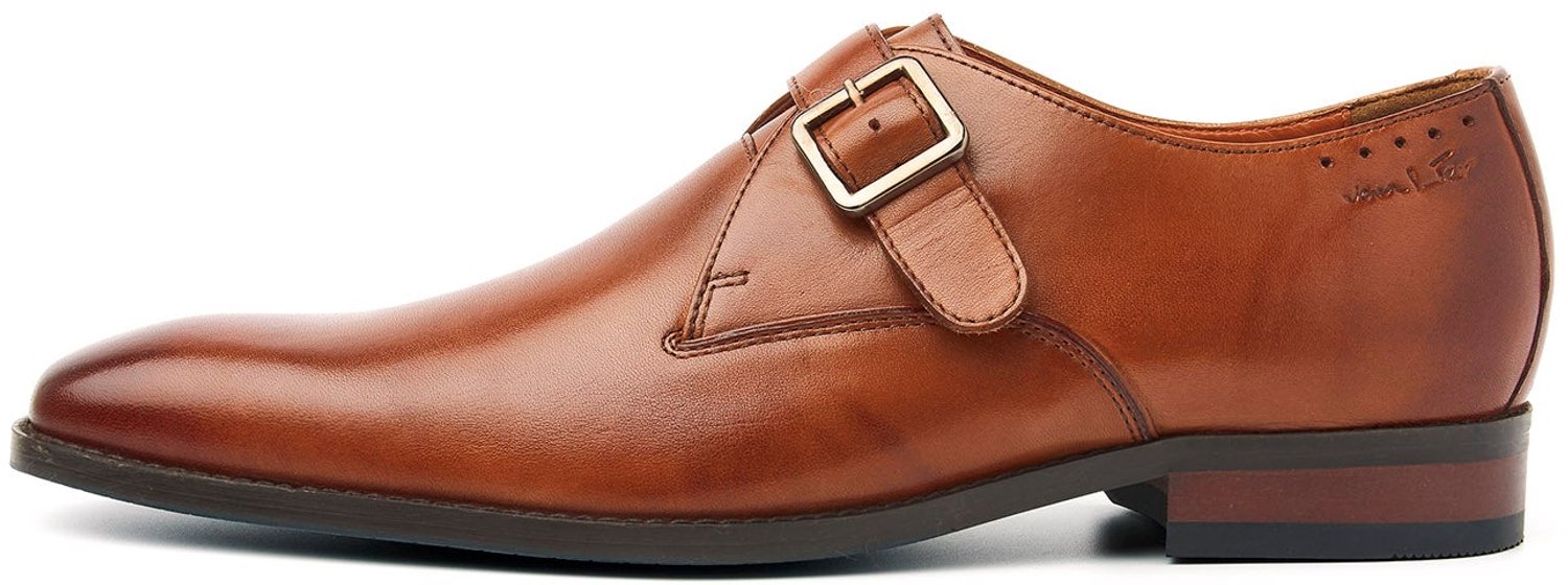VANLIER - Heren Schoenen - Bruin - Maat 43