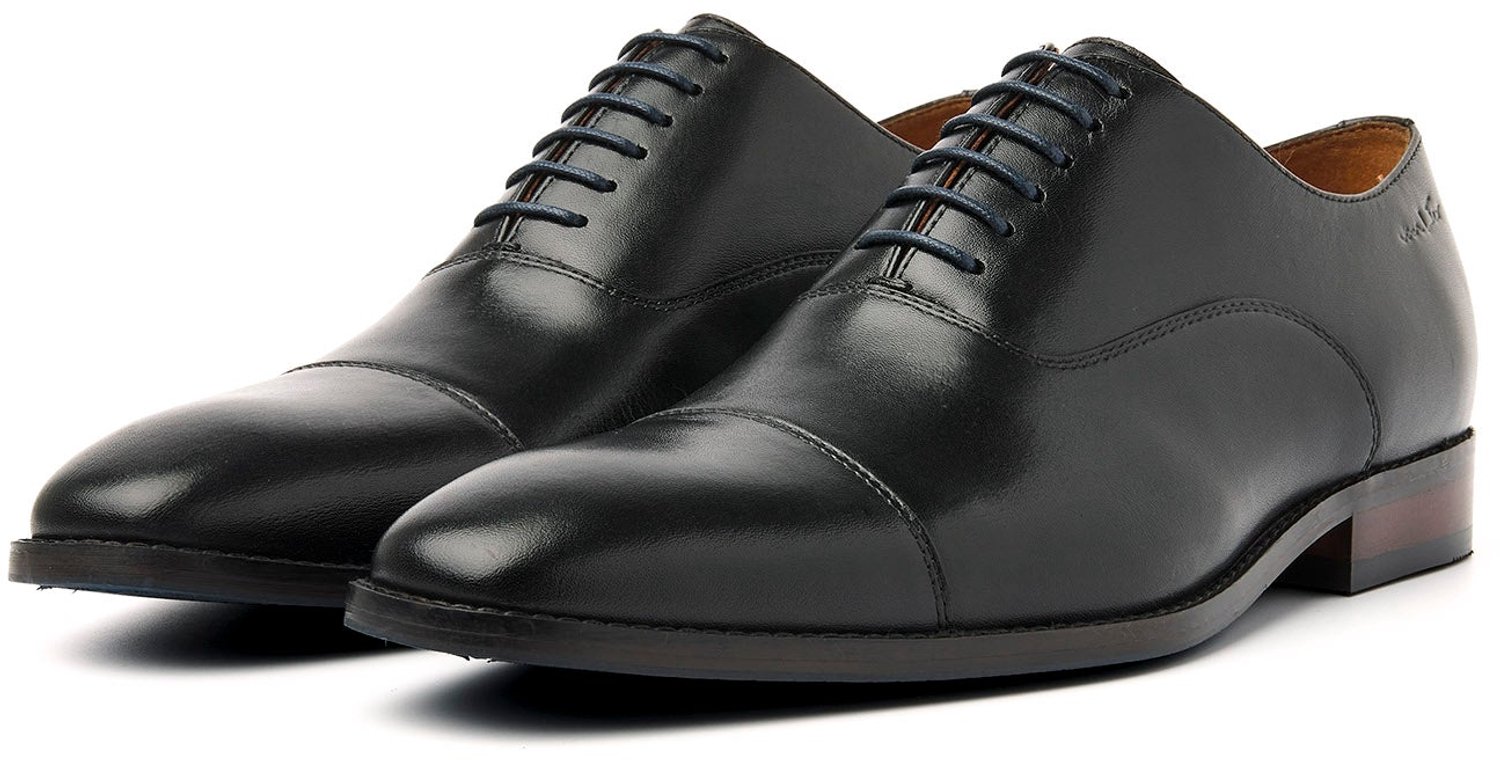 VANLIER - Heren Schoenen - Zwart - Maat 46