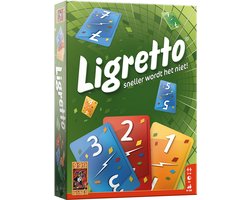 999 Games - Ligretto: Groen- Kaartspel - Iedereen speelt tegelijkertijd - Familiespel - Gezelschapsspel - Actiespel - Klein cadeautje