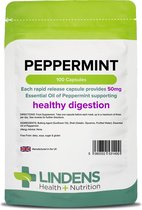 Lindens – Peppermint 50mg – 100 Capsules