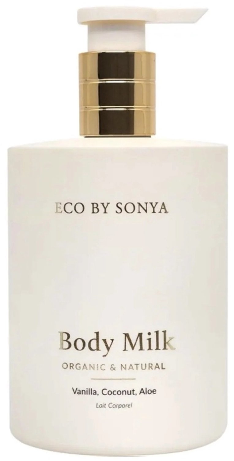 Eco by Sonya - Body Milk Vanilla Coconut Aloe - Organic and Natural - 375ml