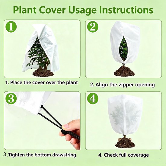 Winterbescherming voor planten - 4 stuks — afbeelding 3