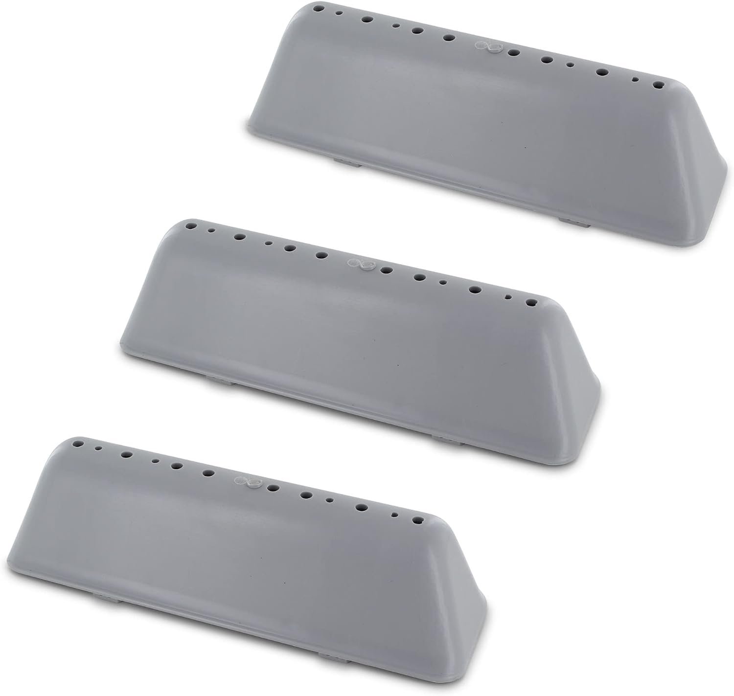 trommelrib 18 x 5,5 x 5 cm - 3 stuks - meenemerrib met 13 gaten - geschikt voor wasmachine m-winkel - m-winkel
