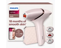 Philips Lumea IPL 9900 Series – IPL Ontharingsapparaat – 4 opzetstukken - AI haarvermindering analyse BRI951/01