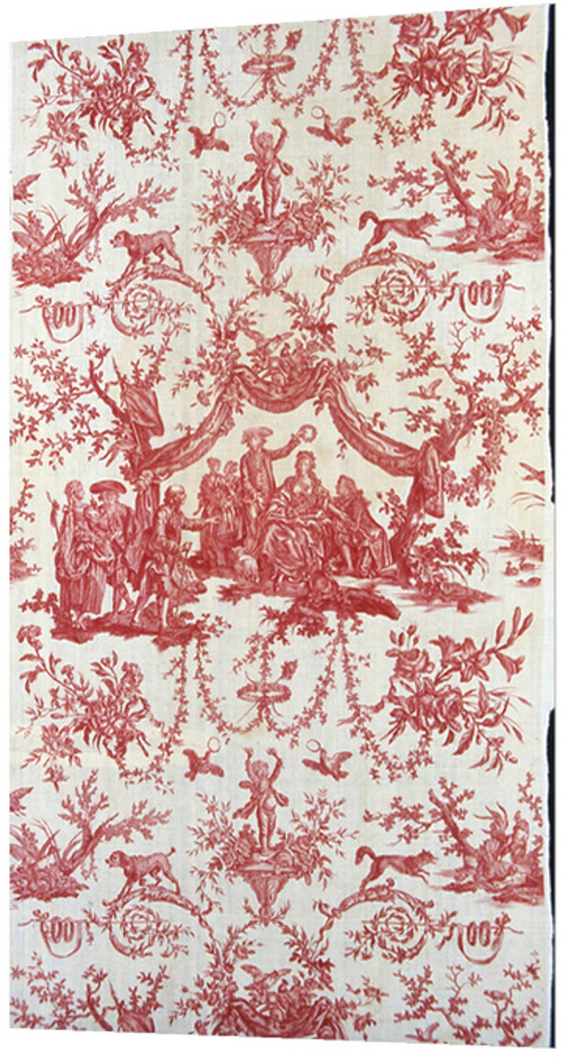 Printen.eu Poster - Le Couronnement de la Rosière (The Crowning of the Rose Maiden) (Furnishing Fabric) - 14.4 x 24.9 cm Multicolor